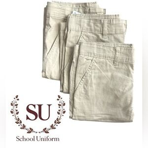 Carter’s Kid Flat-Front Khaki School Uniform Shorts Boys Sz 10